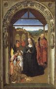 Dieric Bouts The Annunciation,The Visitation,THe Adoration of theAngels,The Adoration of the Magi France oil painting artist